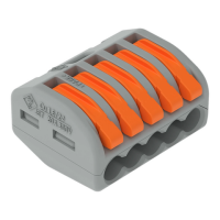 Колодка клемна 0,08-2,5;4мм (40шт.) WAGO (сірі)