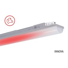 Світильник TREVOS INNOVA 1.4ft ABS 6400/840 RED 2x5P