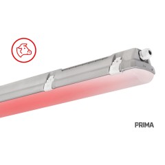Світильник TREVOS PRIMA 1.4ft ABS 6400/840 RED