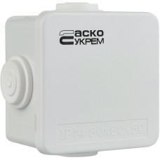 Коробка розподільча (80х80х50мм) TY-RA IP65 АСКО
