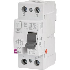 Реле диференційне (ПЗВ) 2р EFI-P2 63/0,03 тип AC (10kA) ETI