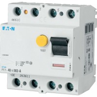 Диференційне реле 4п 100A PF7-100/4/003 30mA EATON