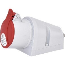 Розетка настінна (силовий роз'єм) EZ-1653 IP44 (16A, 400V, 3P+N+PE) ETI