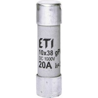 Запобіжник CH 10x38 gPV 20A 1000V (30kA) ETI