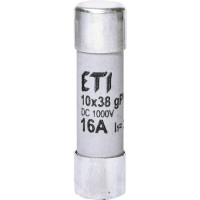 Запобіжник CH 10x38 gPV 16A 1000V (30kA) ETI