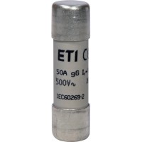 Запобіжник CH14x51 gG 50A 500V ETI (Кратно 10шт.)