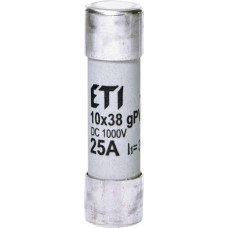 Запобіжник CH 10x38 gPV 25A 1000V (30kA) ETI