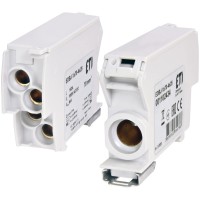 Блок розподільчий EDBJ-1x70-4x25 (192A, 1000V AC/1500V DC, IN: 1x70, OUT: 4x25, сірий) ETI