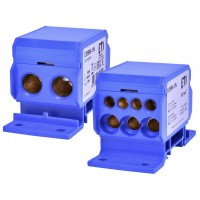 Блок розподільчий EDBM-1/N (160А, 1500V AC/DC, OUT: 1x4-50; 3x2,5-25; 4x2,5-16) ETI