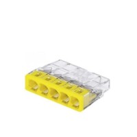 Колодка клемна COMPACT для розпод. коробки 5х2,5мм2 без пасти (100шт.) WAGO
