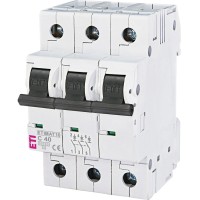 Автоматичний вимикач ETIMAT 10 3p C 40А (10 kA) ETI