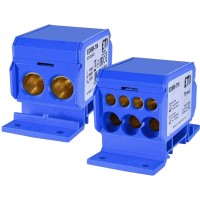 Блок розподільчий EDBM-7/N (192А, 1500V AC/DC, OUT: 1x4-70; 3x2,5-25; 4x2,5-16) ETI