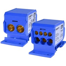Блок розподільчий EDBM-7/N (192А, 1500V AC/DC, OUT: 1x4-70; 3x2,5-25; 4x2,5-16) ETI
