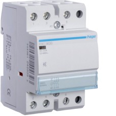 Контактор безшумний Hager 63A, 3НВ, 230В (ESC363S)