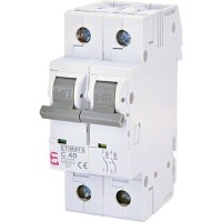 Автоматичний вимикач ETIMAT 6 2p C 40А (6 kA) ETI