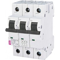 Автоматичний вимикач ETIMAT 10 3p C 16А (10 kA) ETI