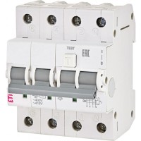 Диференційний автоматичний вимикач KZS-4M 3p+N C 25/0,03 тип AC (6kA) ETI