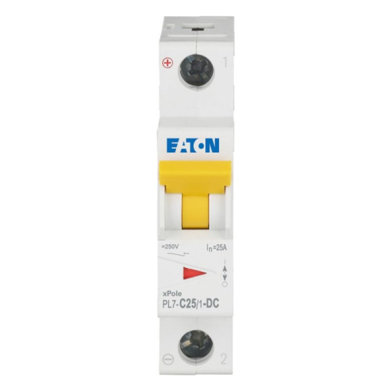 Автоматичний вимикач 1п 25A PL7-C25/1-DC 10kA EATON