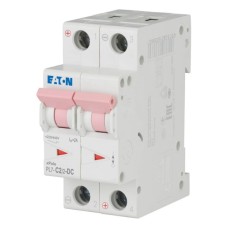 Автоматичний вимикач 2п 2A PL7-C2/2-DC 10kA EATON