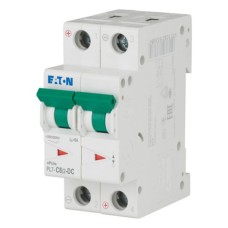Автоматичний вимикач 2п 6A PL7-C6/2-DC 10kA EATON