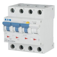 Диференційний автоматичний вимикач 3п mRB4-20/3N/C/03-A EATON