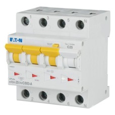 Диференційний автоматичний вимикач 3п mRB4-25/3N/C/003-A EATON