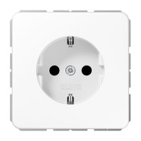 Розетка з заземленням JUNG CD1520WW білий