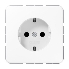 Розетка з заземленням JUNG CD1520WW білий