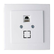 Розетка комп'ютерна NILSON RJ45 cat5 Touran білий