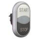Кнопка подвійна M22-DDL-WS-GB1/GB0 EATON