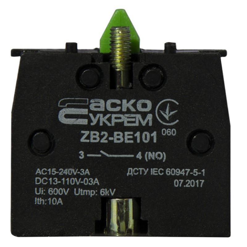Контакт ZB2-BE101 для кнопок 1нв АСКО