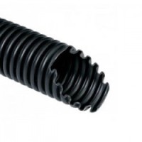 Труба гофрована ПЕ легка d20/14,1mm з протяжкою чорний Kopos (50м)