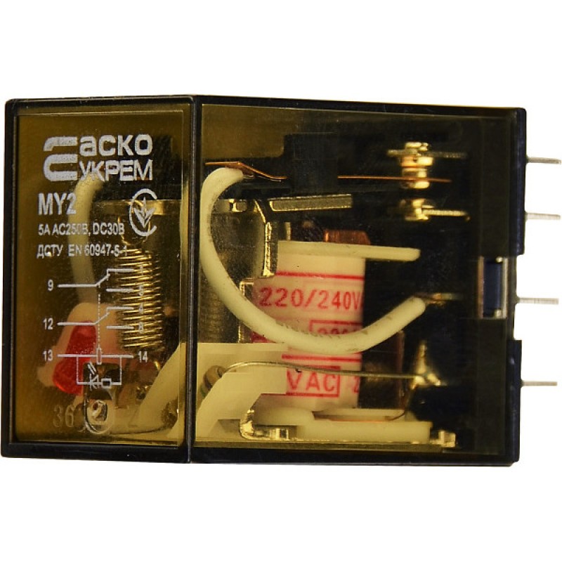 Реле проміжне MY2 (AC 220V) АСКО
