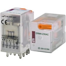 Реле електромеханічне ERM4-230ACL 4p ETI