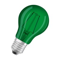 Лампа LED OSRAM CL A 2.5W/175 230V GREEN E27 S15