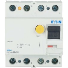 Диференційне реле 4п 40A FRCMM-40/4/03 300mA EATON