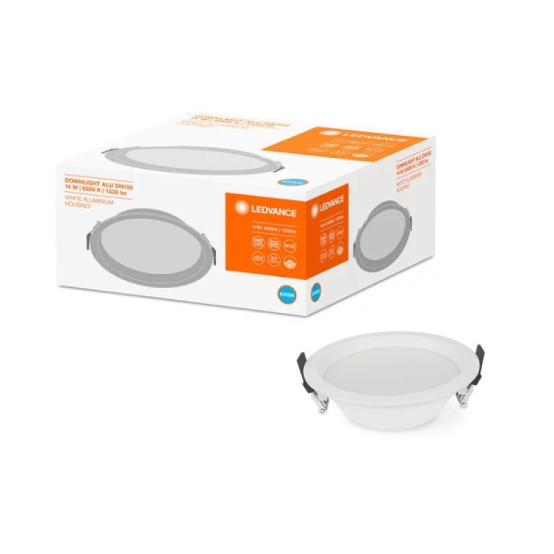 Світильник LED Downlight DL ALU 14W/6500K IP44 WT Ledvance