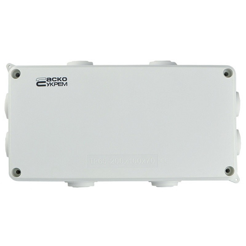 Коробка розподільча (200х100х70мм) TY-RA IP65 АСКО