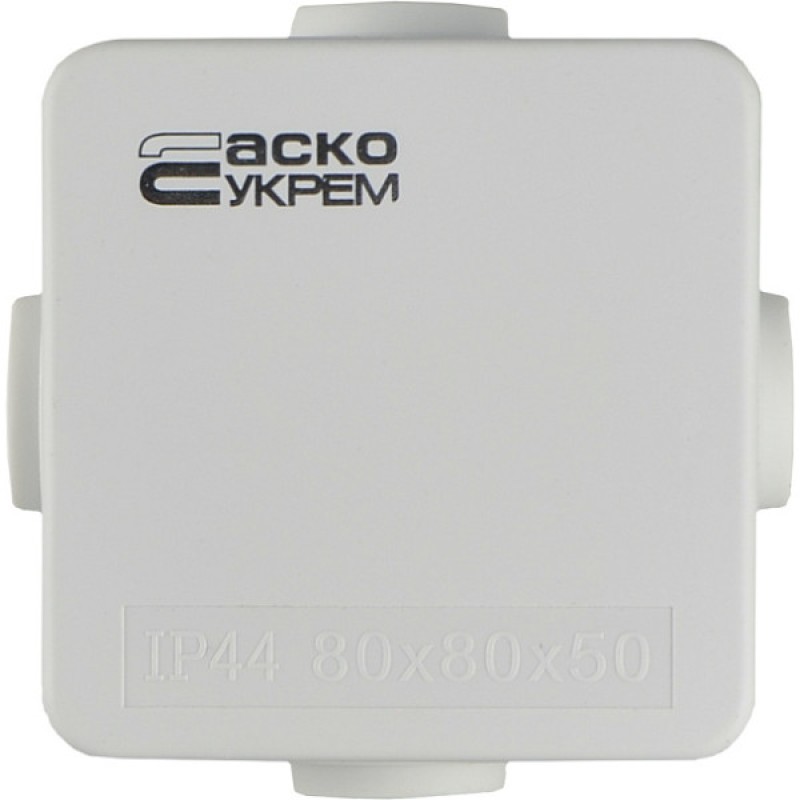 Коробка розподільча (80х80х50мм) TY-RA IP65 АСКО