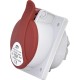 Розетка вбудована (силовий роз'єм) EE-3253 IP54 (32A, 400V, 3P+N+PE) ETI