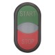 Кнопка подвійна M22S-DDL-GR-GB1/GB0 EATON