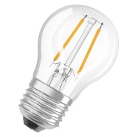 Лампа LED OSRAM CL P 2.5W/827 FIL E27 філаментна LS 25
