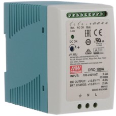 Блок живлення UPS 100W MEANWELL DRC-100A IP31