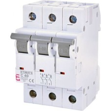 Автоматичний вимикач ETIMAT 6 3p C 40А (6 kA) ETI