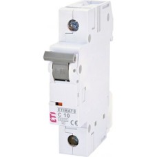 Автоматичний вимикач ETIMAT 6 1p C 10А (6 kA) ETI