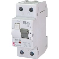 Диференційний автоматичний вимикач KZS-2M C 10/0,03 тип AC (10kA) ETI