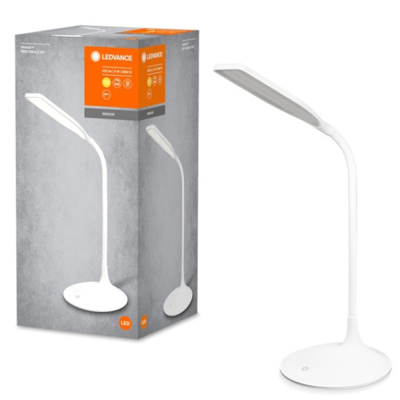 Світильник настільний LED PANAN DISC SINGLE 5W/830 Ledvance IP20 білий (плавно димується)