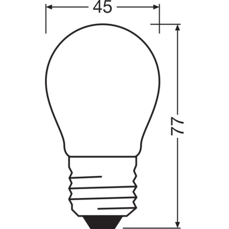 Лампа LED OSRAM CL P 7.5W/830 FR E27 Value 75