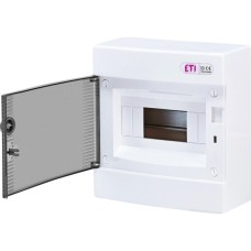 Щит зовнішній розподільний ECT 8PT (8 модулів прозорі дверцята) ETI