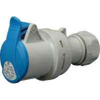 Розетка переносна 32А/3 2Р+РЕ ISN 3232 400V IP44 SEZ